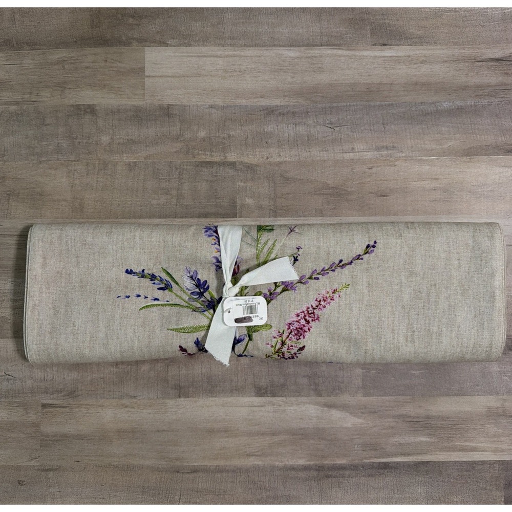 Pottery Barn Monique Lhuillier Provence Embroidered Table Runner 18" x 108"